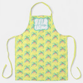 Tablier Aloha Tropical Island Palm All-Over Imprimer Apron (Recto)