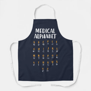 Tablier Alphabet Médical