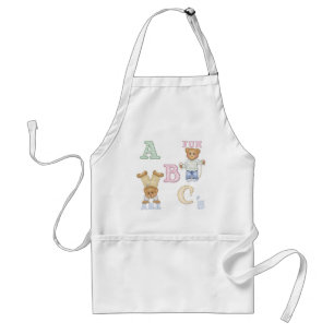 Tablier Alphabet Nounours amusants