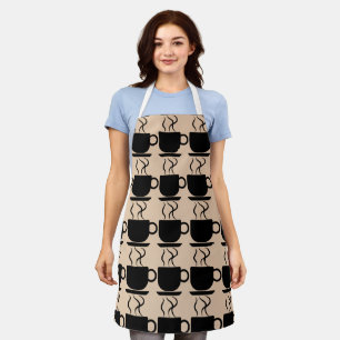 Tablier AMATEUR DE CAFÉ mocha KITCHEN APRON