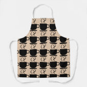 Tablier AMATEUR DE CAFÉ mocha KITCHEN APRON (Recto)