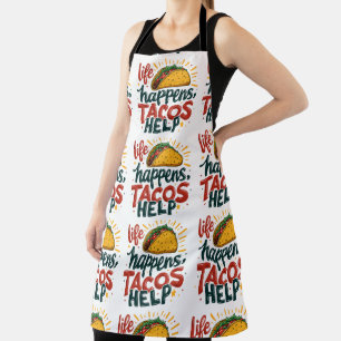 Tablier Amateur de Taco Drôle Fiesta Foodie Humour Art Bla