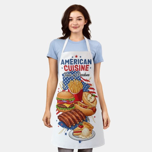 Tablier Amateurs de cuisines - Cuisine américaine conforta (Porté)