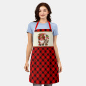 Tablier Amateurs de gnome jardinant mignon (Porté)