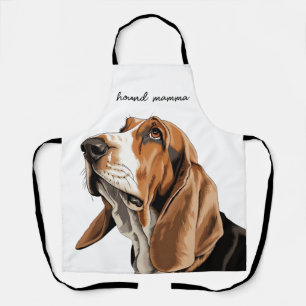 Tablier Amateurs de Hound Tan Black et White Basset