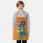 Tablier Amateurs de reptiles Gecko Bleu (Porté)