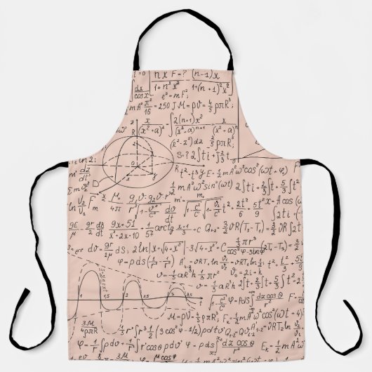 Tablier Amateurs mathématiques, Formule mathématiques, Gee (Recto)