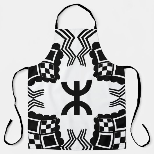 Tablier Amazigh Motif Pour Les Racines Berbères  (Recto)