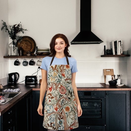 Tablier Ambiance florale William Morris