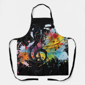 Tablier Ambiance musicale scintillante (Recto)