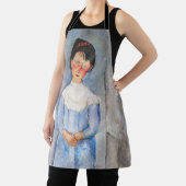 Tablier Amedeo Modigliani - Petite fille en bleu (Insitu)