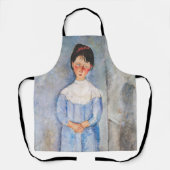 Tablier Amedeo Modigliani - Petite fille en bleu (Recto)