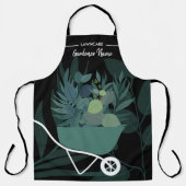 Tablier Aménagement de la pelouse jardiner Fleur de l'herb (Recto)