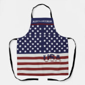 Tablier America Drapeau américain Motif américain (Recto)