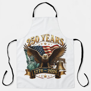 Tablier Américain 250e anniversaire USA Patriotique 4 juil