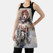 Tablier Américain Anglais Foxhound équitation vélo Noël (Insitu)