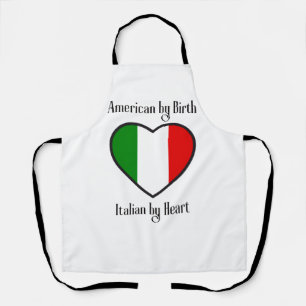 Tablier Américain par naissance, italien par coeur