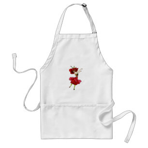 Tablier American Beauty Rose, Whimsical Flowers Livre Art