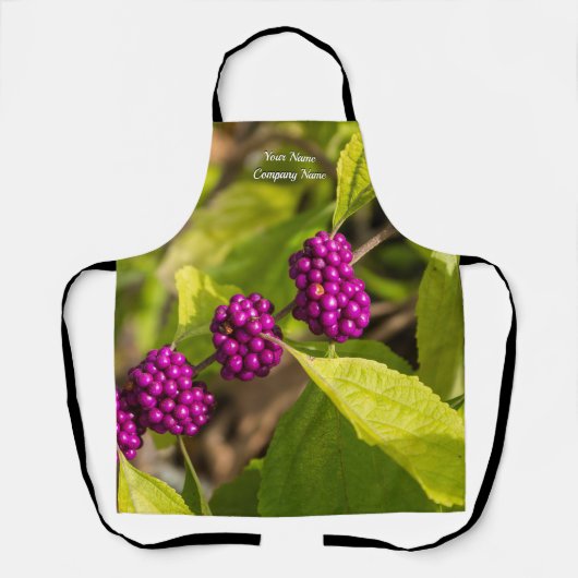 Tablier American Beautyberry Apron (Recto)