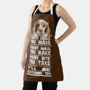 Tablier American Cocker Spaniel Dog Chaque Snack Que Vous 