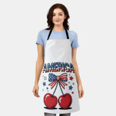 Tablier American Coquette Bow Cherche esthétique USA Drape (Porté)