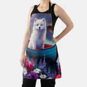 Tablier American Eskimo Dog on Paddle : Une aventure Pitto (Insitu)