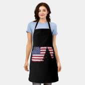 Tablier american flag (Porté)