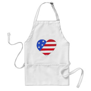 Tablier American Flag USA Patriotic juillet 4 juillet Hear