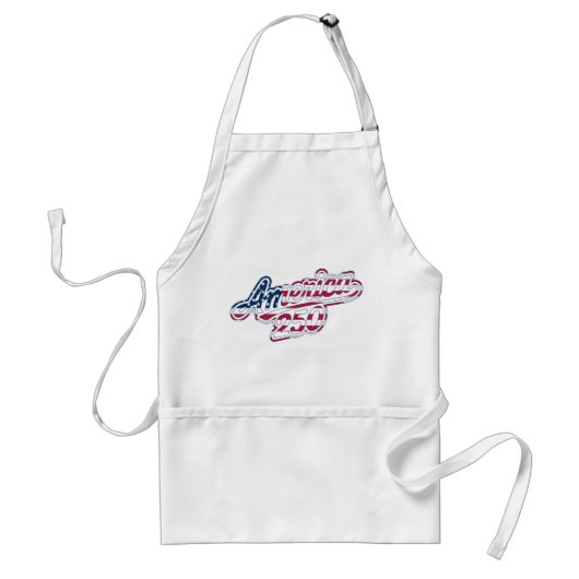 Tablier Amérique 250 Drapeau Script Semiquincentennial Des (Devant)