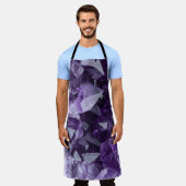 Tablier Amethyst Healing Crystal Cluster (Porté)