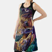 Tablier Amis de la jungle sur toute la surface d'impressio (Insitu)