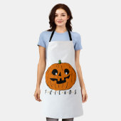 Tablier Amis d'Halloween (Porté)