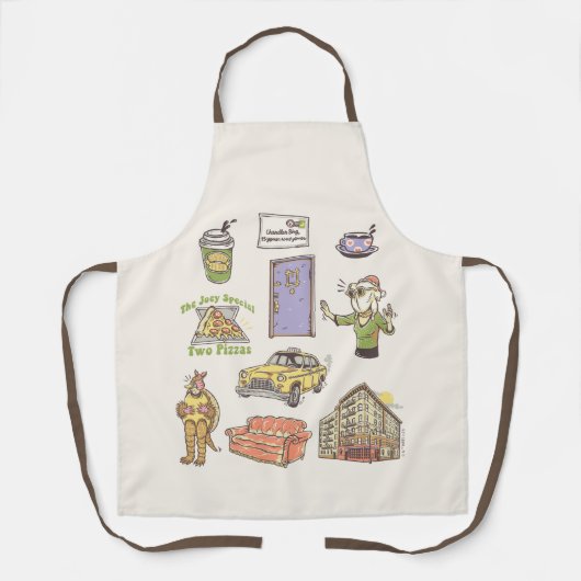 Tablier AMIS™ | Graphique d'icônes de dessin (Recto)