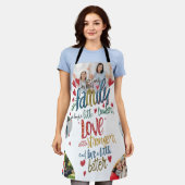 Tablier Amour, Amour et mieux vivre Apron (Porté)