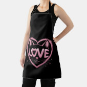 Tablier Amour de chat scintillant (Insitu)