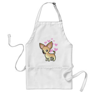 Tablier Amour de chiwawa (manteau lisse)