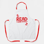 Tablier Amour de la lecture de livres (Recto)