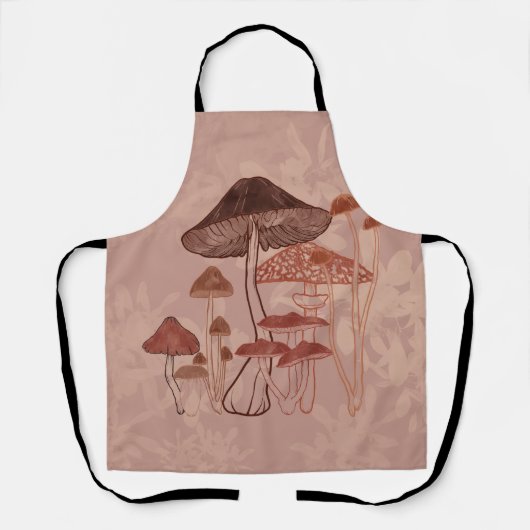 Tablier Amour des champignons (Recto)