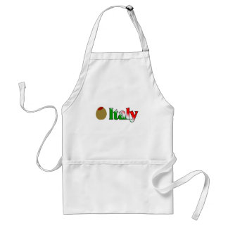Tablier (Amour d'I) l'Italie olive