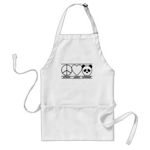 Tablier Amour et pandas de paix