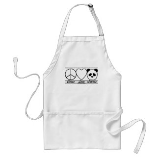 Tablier Amour et pandas de paix