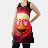 Tablier Amour Frappé Coeurs Emoji (Insitu)