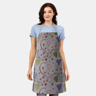 Tablier Amour Hearts Apron