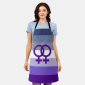 Tablier Amour Lesbien Butch Fierté WLW (Porté)