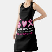 Tablier amour paix espoir oeil cancer du sein (Insitu)