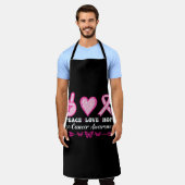 Tablier amour paix espoir oeil cancer du sein (Porté)