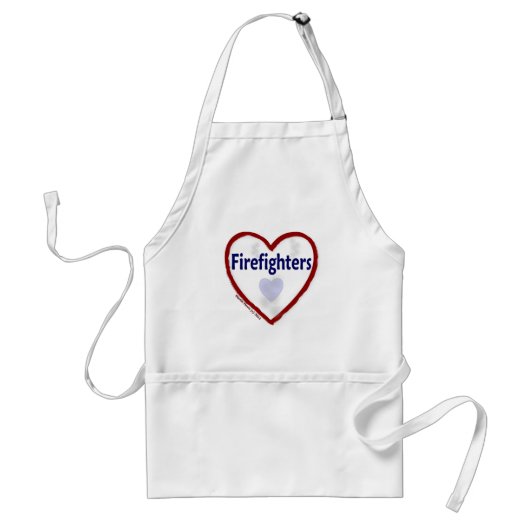 Tablier Amour : Pompiers - Apron (Devant)