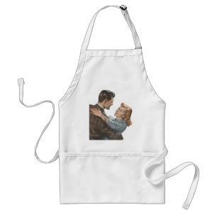 Tablier Amour vintage Romance Nouveaux mariés Dansons-nous