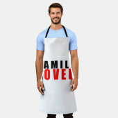 Tablier Amoureux de famille (Porté)