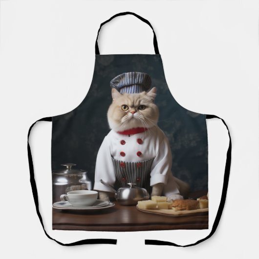 Tablier Amoureux de les chats britanniques (Recto)